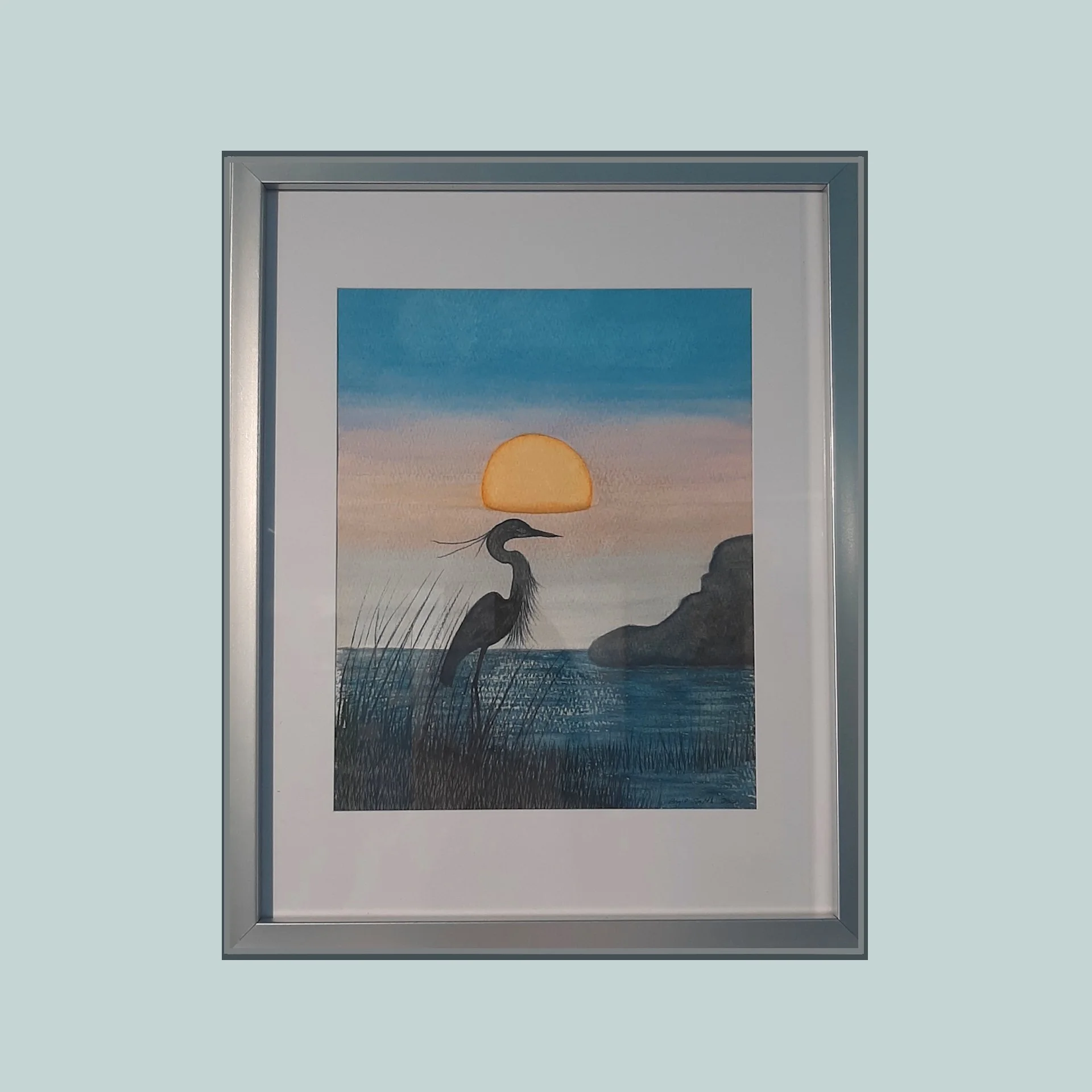 SG000805 - Wading Bird at Sunset.jpg