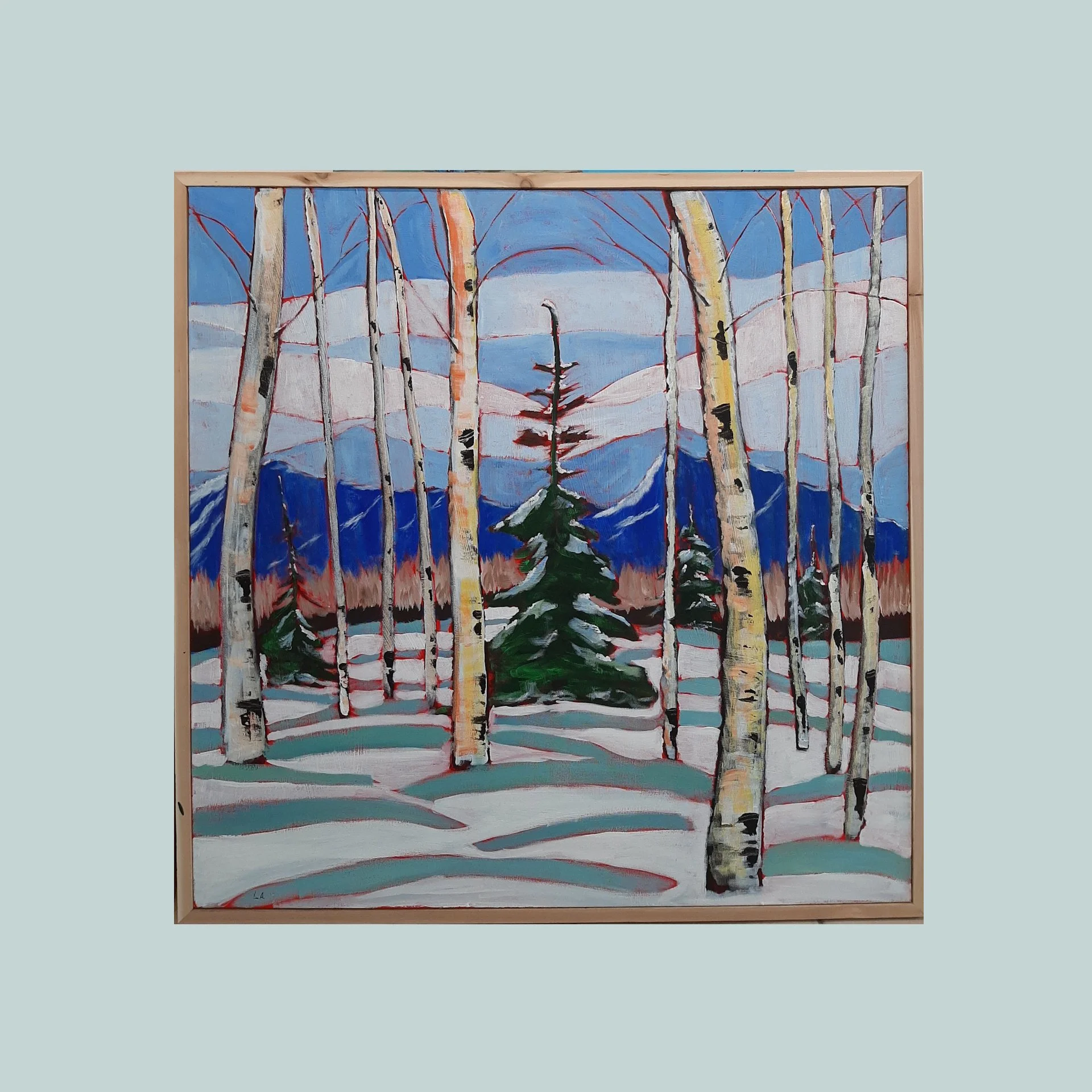 Blue Canadian Rockies