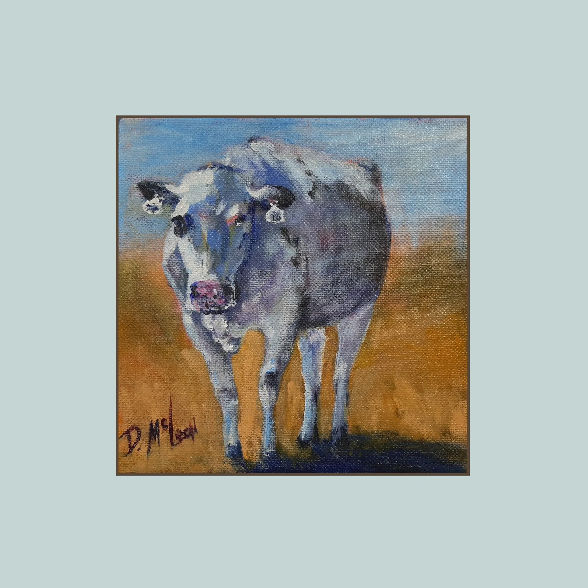 Lonely Pale Cow