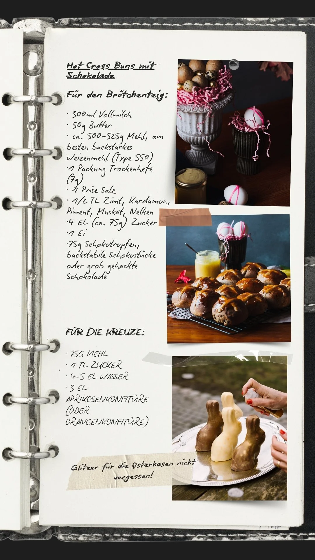 Hot Cross Buns Rezept mit Schokolade – Food-Fotografie Antje Braga Leipzig