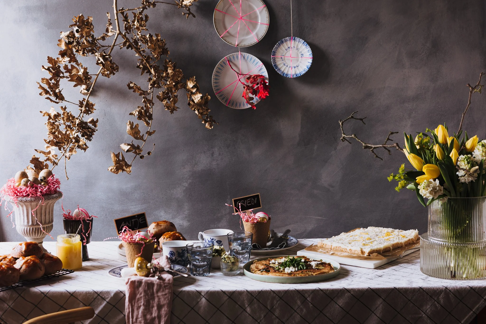 Osterbrunch Tischsetting Food-Fotografie Leipzig – Antje Braga & Friederike Fabricius