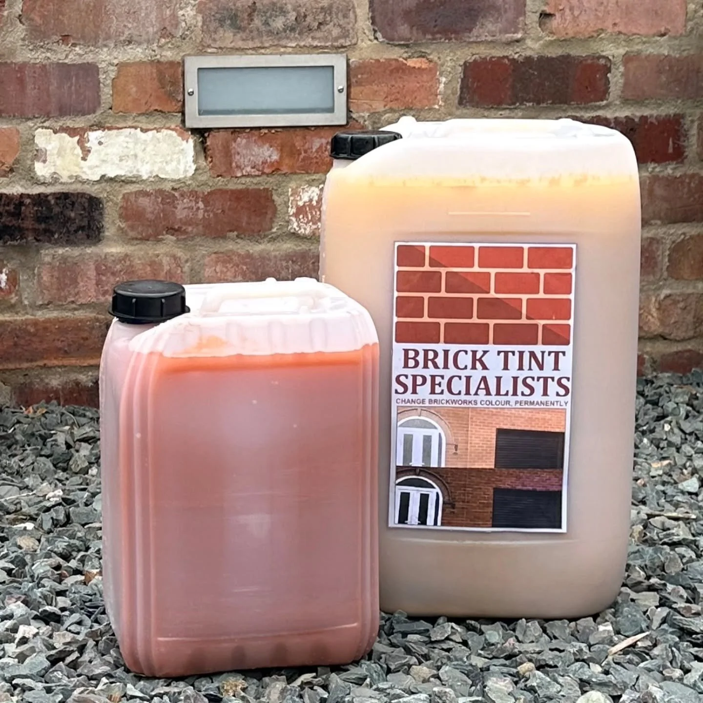 We sell premix brick tint DIY kits! So you can tint bricks yourself at home all by yourself! Link in bio.