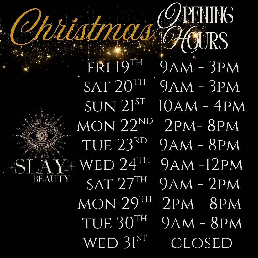 Xmas Week Bookings Now Open ✨