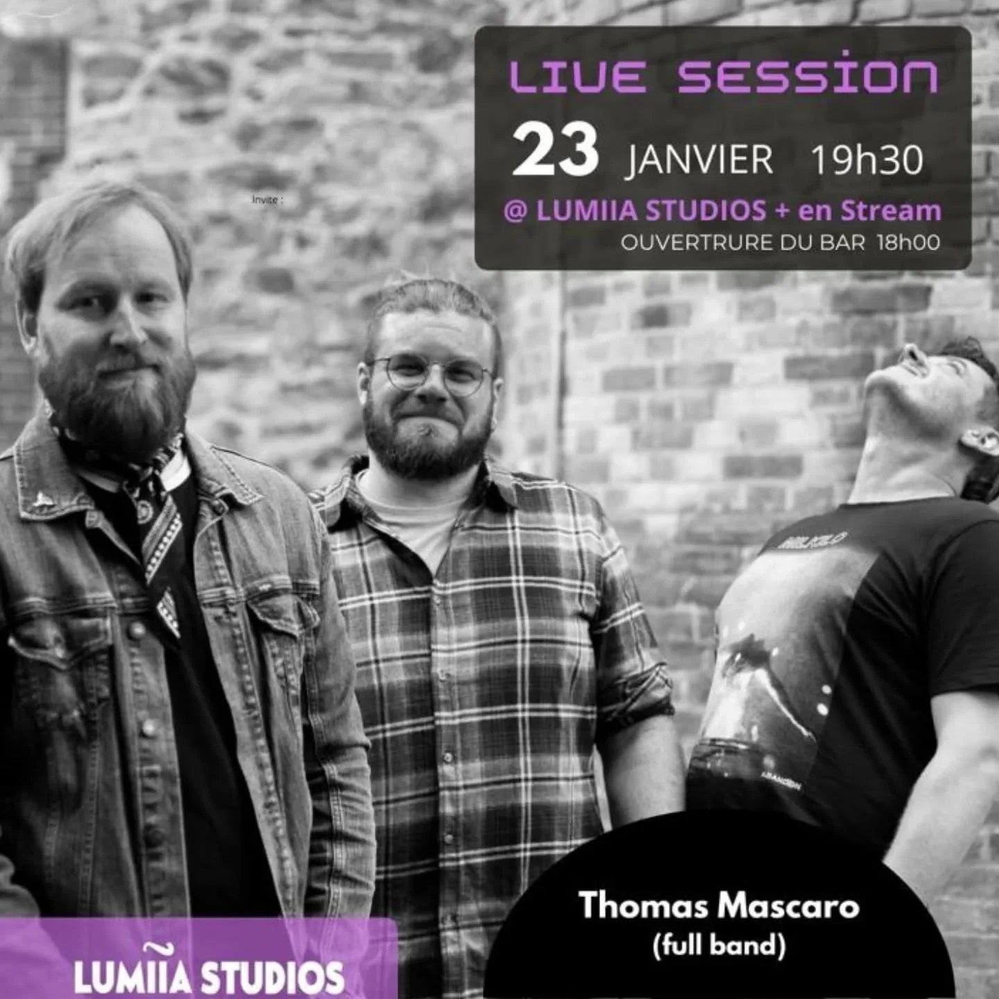 SOIREE AOUSTOCK ADN#5 - Thomas Mascaro "Full Band" - Rock - Le 23 Janvier 2026

Comprimant l'&eacute;nergie du garage 60&rsquo;s &agrave; la classe d&rsquo;une sc&egrave;ne hexagonale oubli&eacute;e et illustr&eacute;e avec brio par des tex