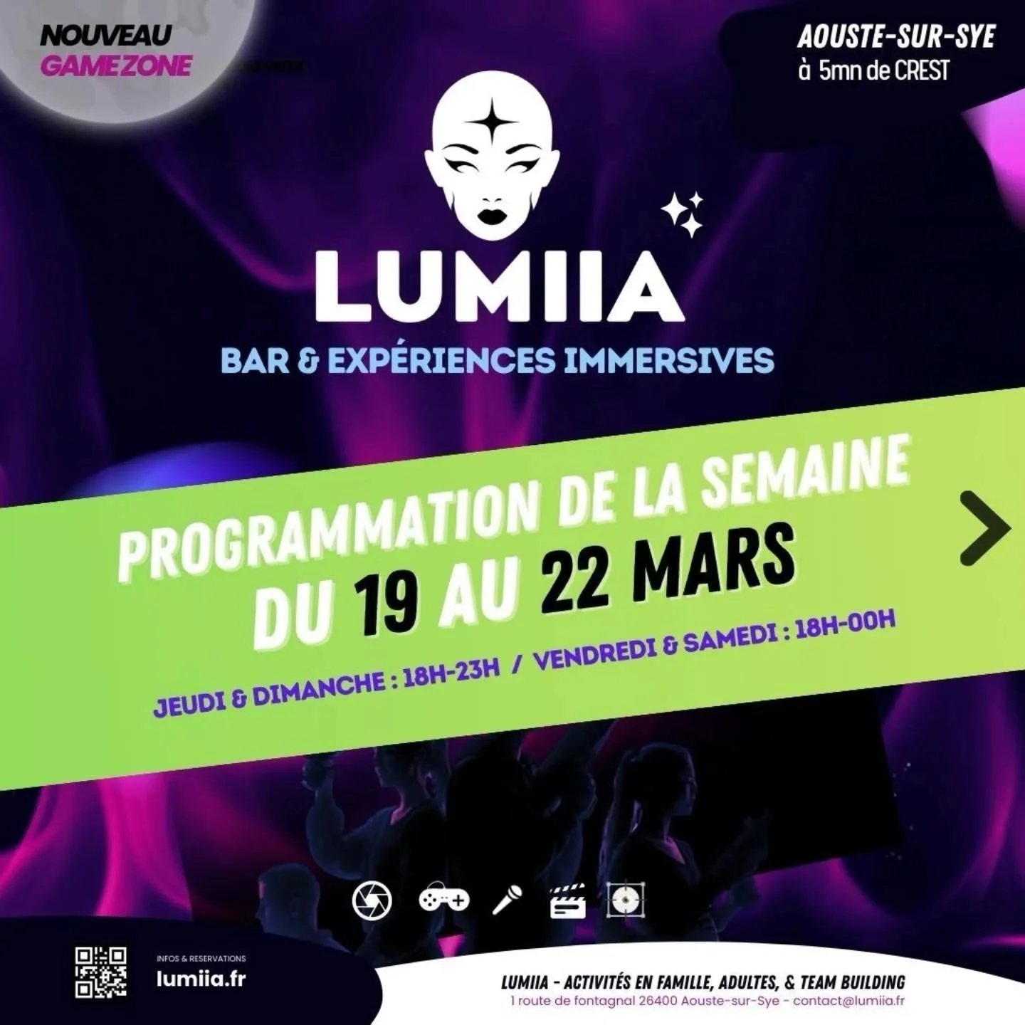 🔥 Cette semaine chez Lumiia&hellip; 🔥

On vous a pr&eacute;par&eacute; une programmation pour vivre une ambiance diff&eacute;rente chaque soir 👇

🍹 JEUDI 19 MARS &ndash; HAPPY HOUR (18h &ndash; 19h30)
Ap&eacute;ro, tapas, d&eacute;tente&hellip; m