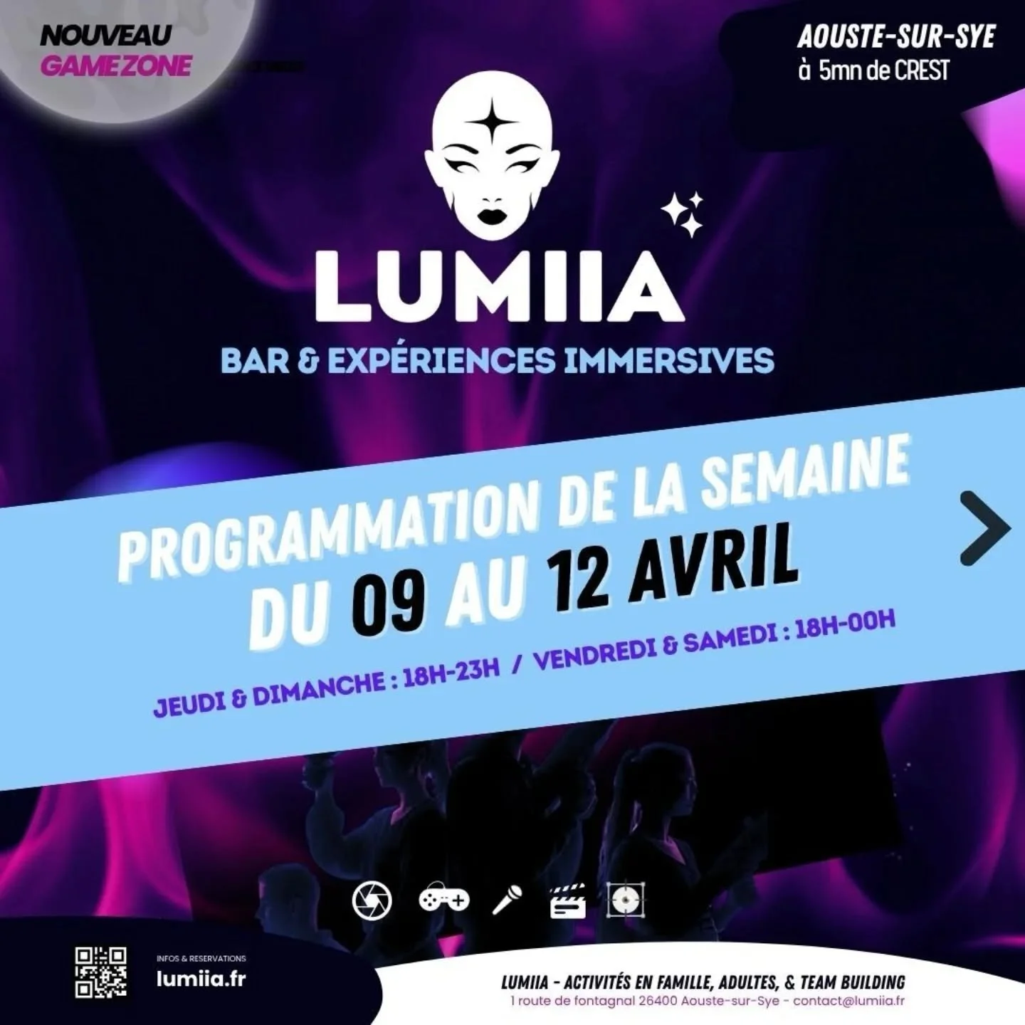🔥🔥CETTE SEMAINE CHEZ LUMIIA🎉🥳

🍹 JEUDI 09 AVRIL &ndash; HAPPY HOUR (18h &ndash; 19h30)
Ap&eacute;ro, tapas, d&eacute;tente&hellip; mais version Lumiia 😏
👉 1 cocktail achet&eacute; = le m&ecirc;me offert
👉 Pinte au prix du demi
👉 -50% sur tou