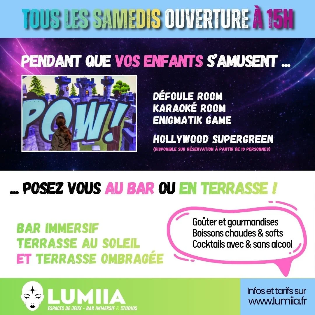 SAMEDI APREM’ ON S’AMUSE !