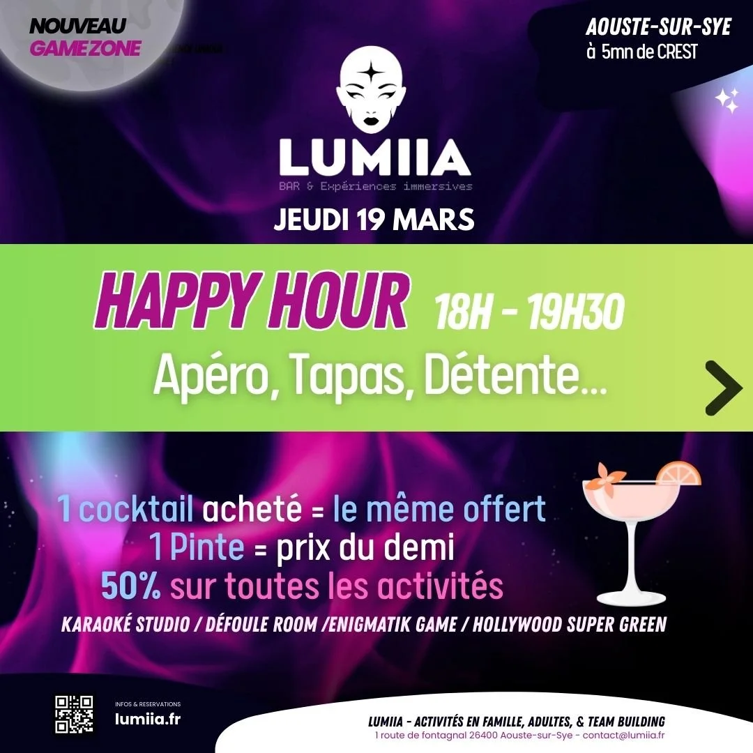 LES JEUDIS HAPPY HOUR 