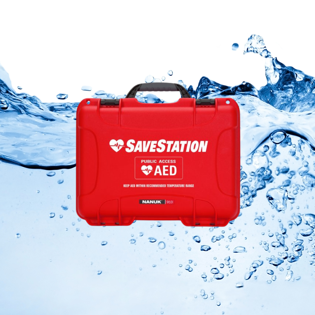 AED’s AVAILABLE AT EVERY HYDRATION STATION