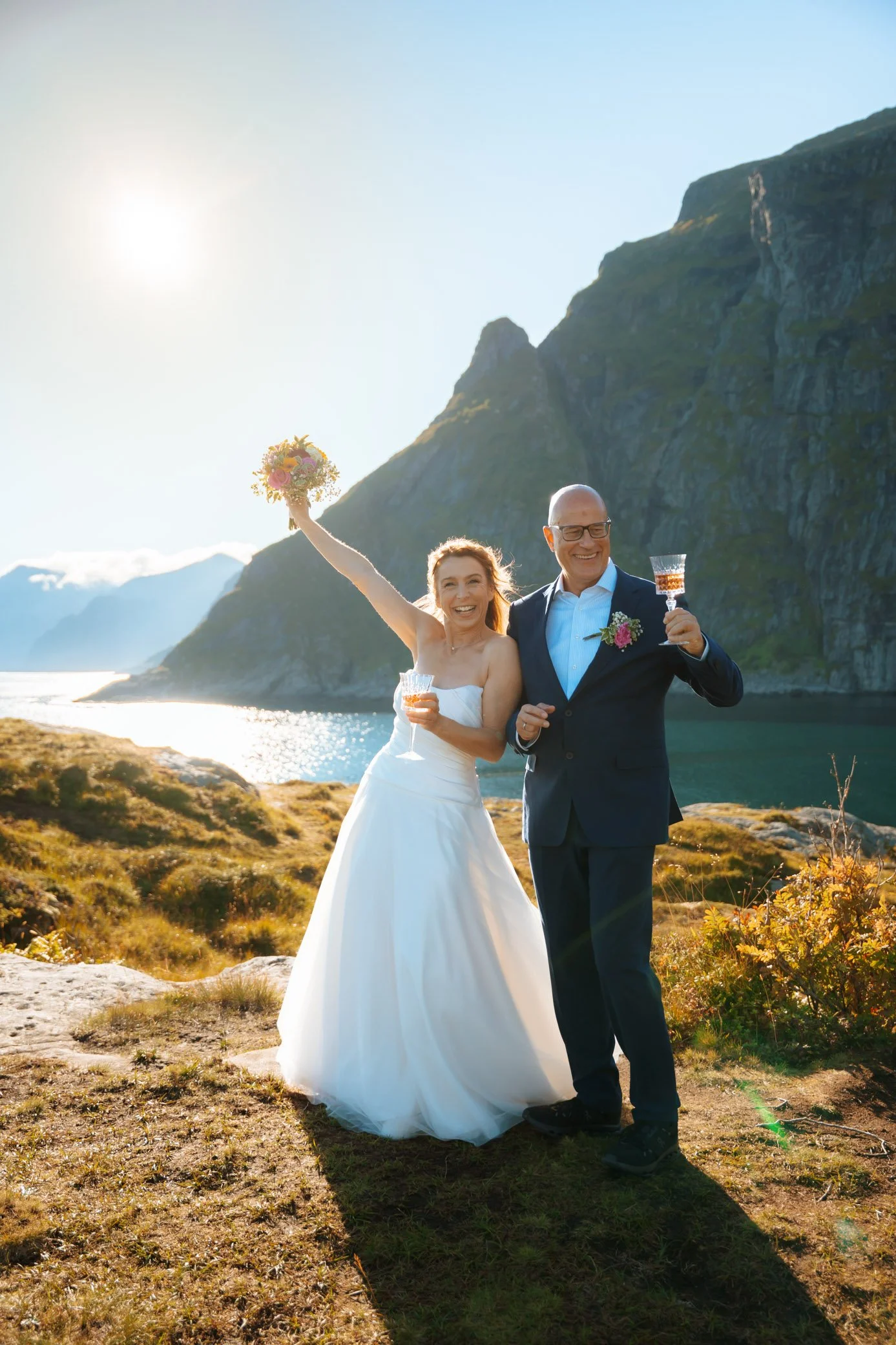 Just married in Lofoten