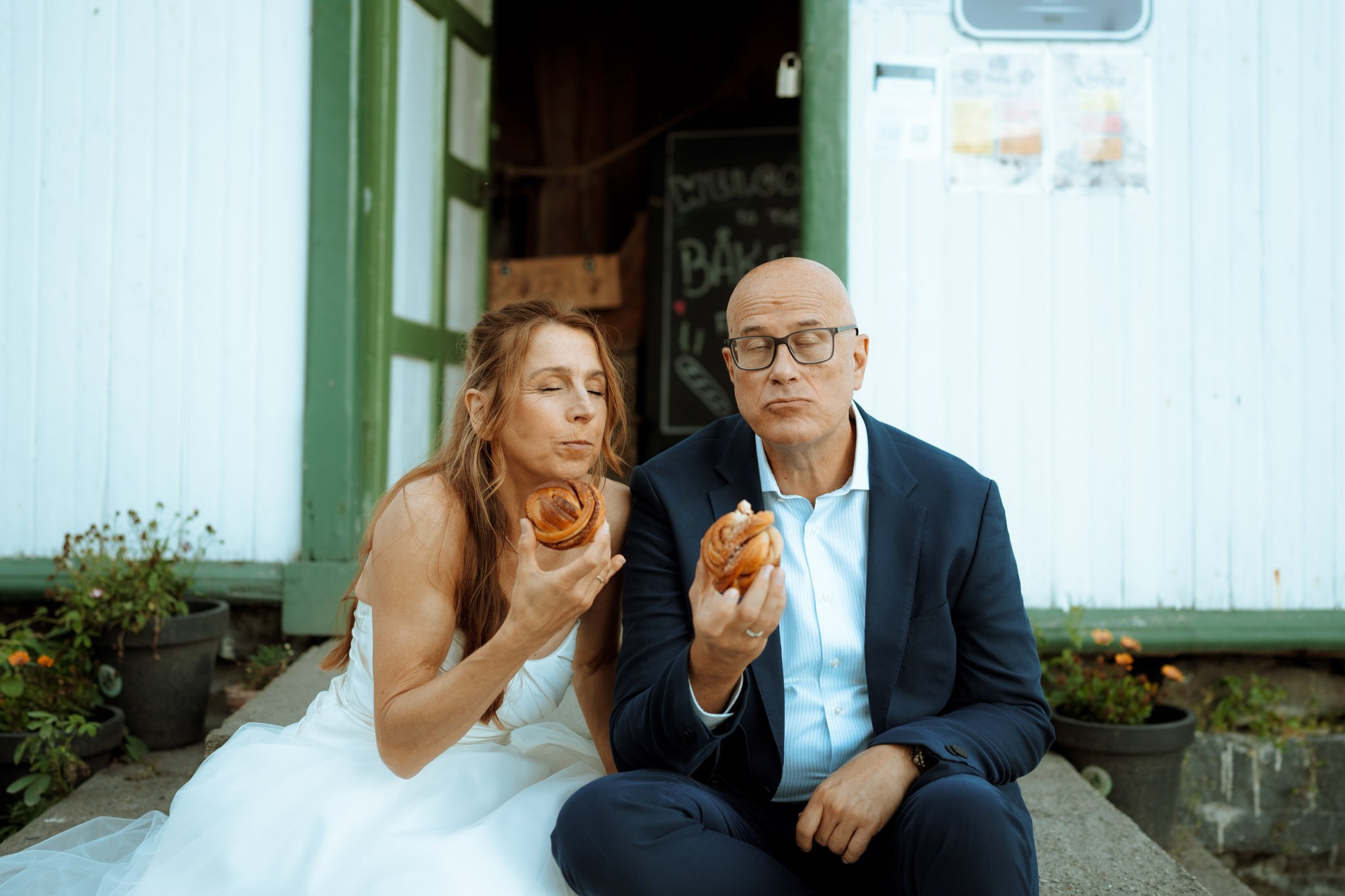 A relaxed moment in the village