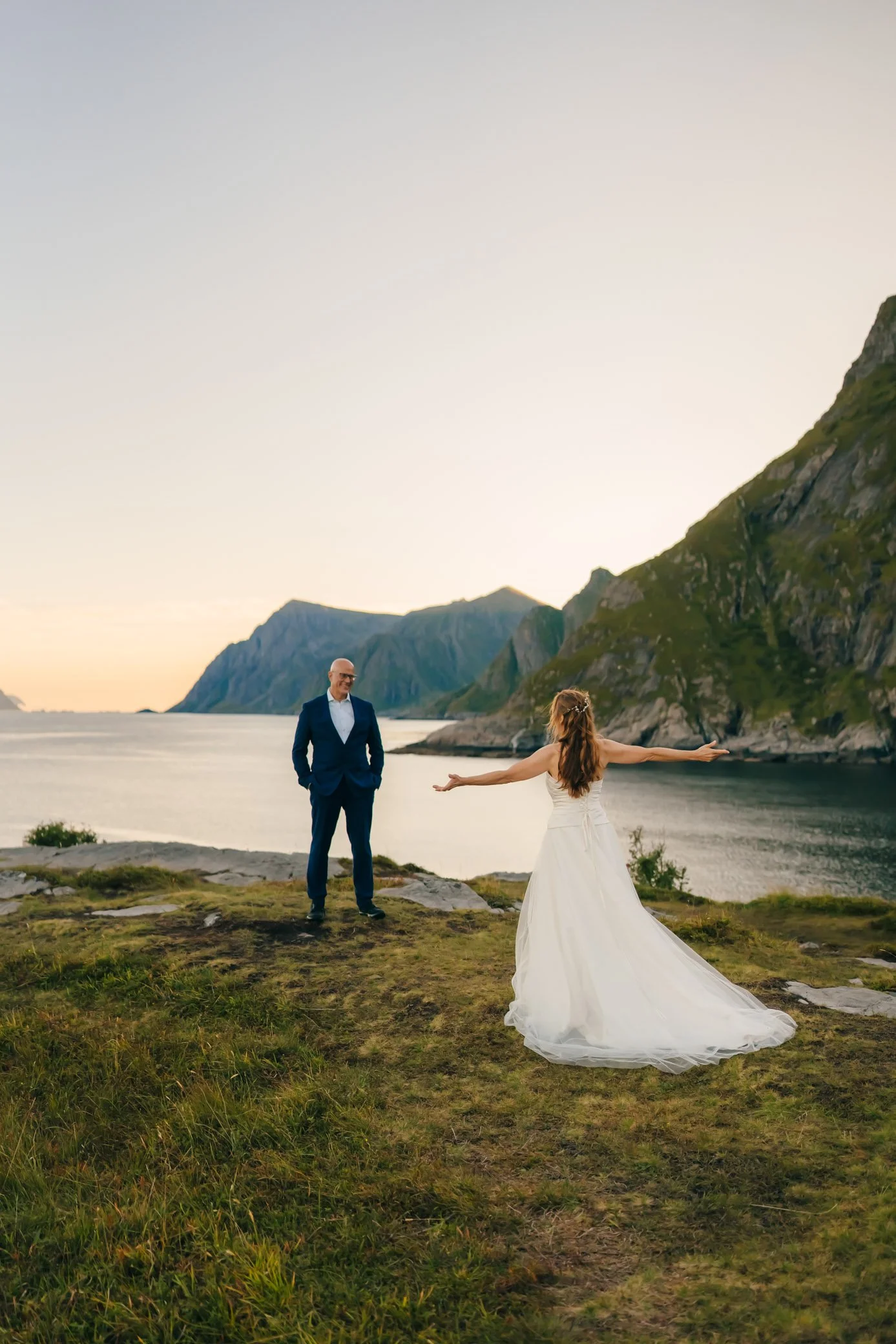 Ending the day in the mountains