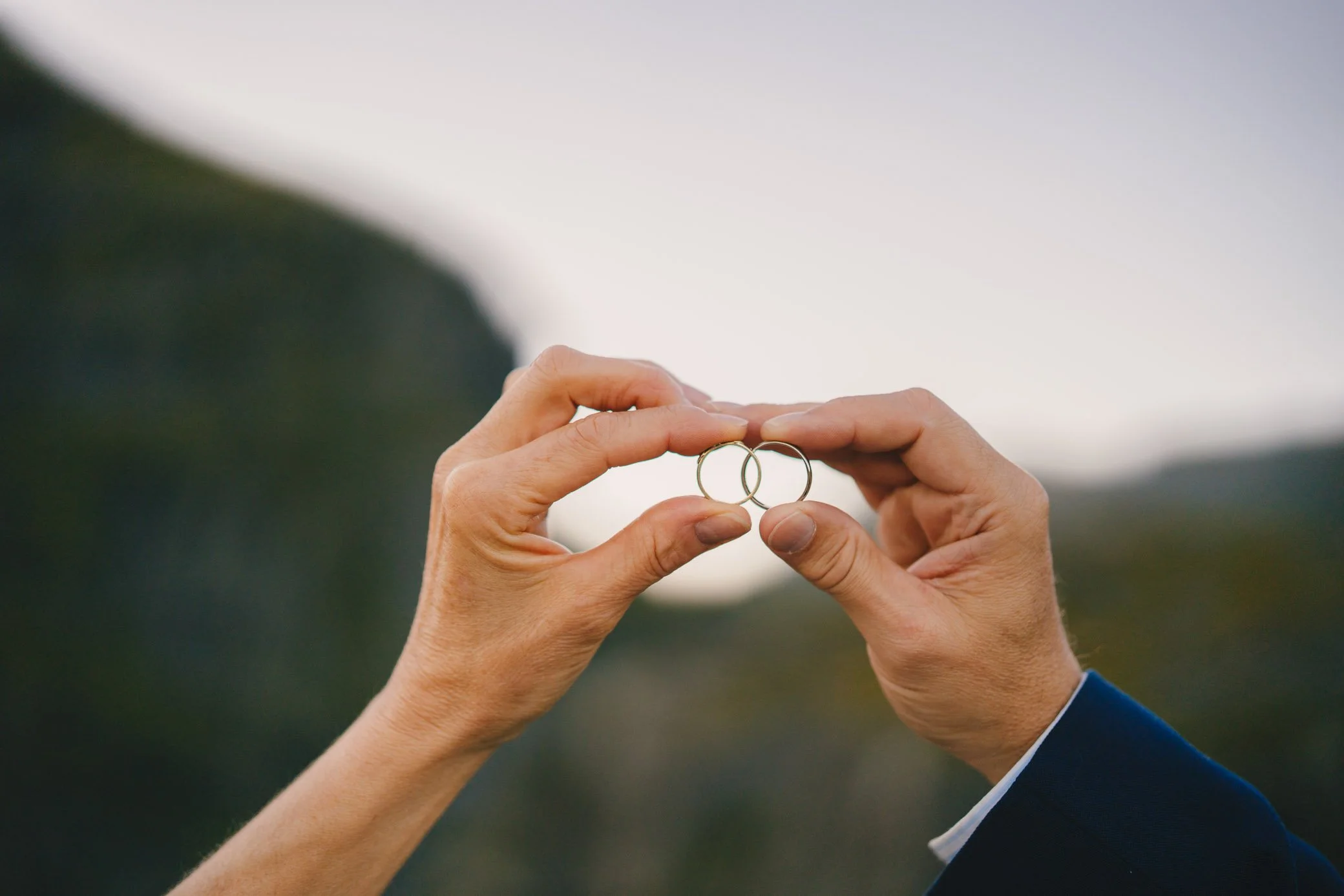 Wedding rings detail