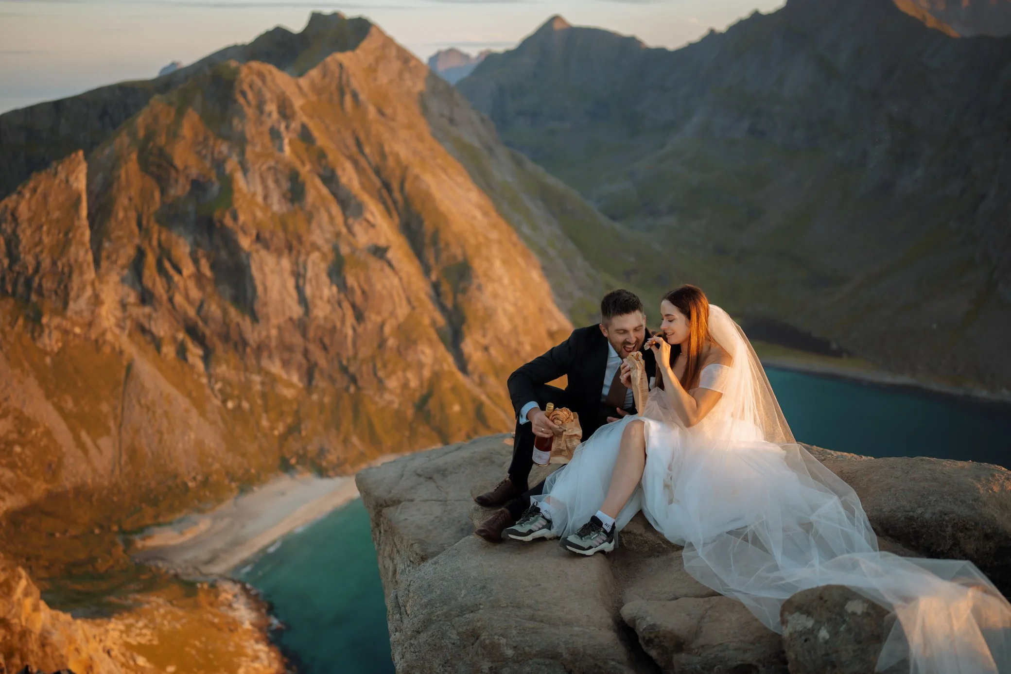 Sitting on the mountain