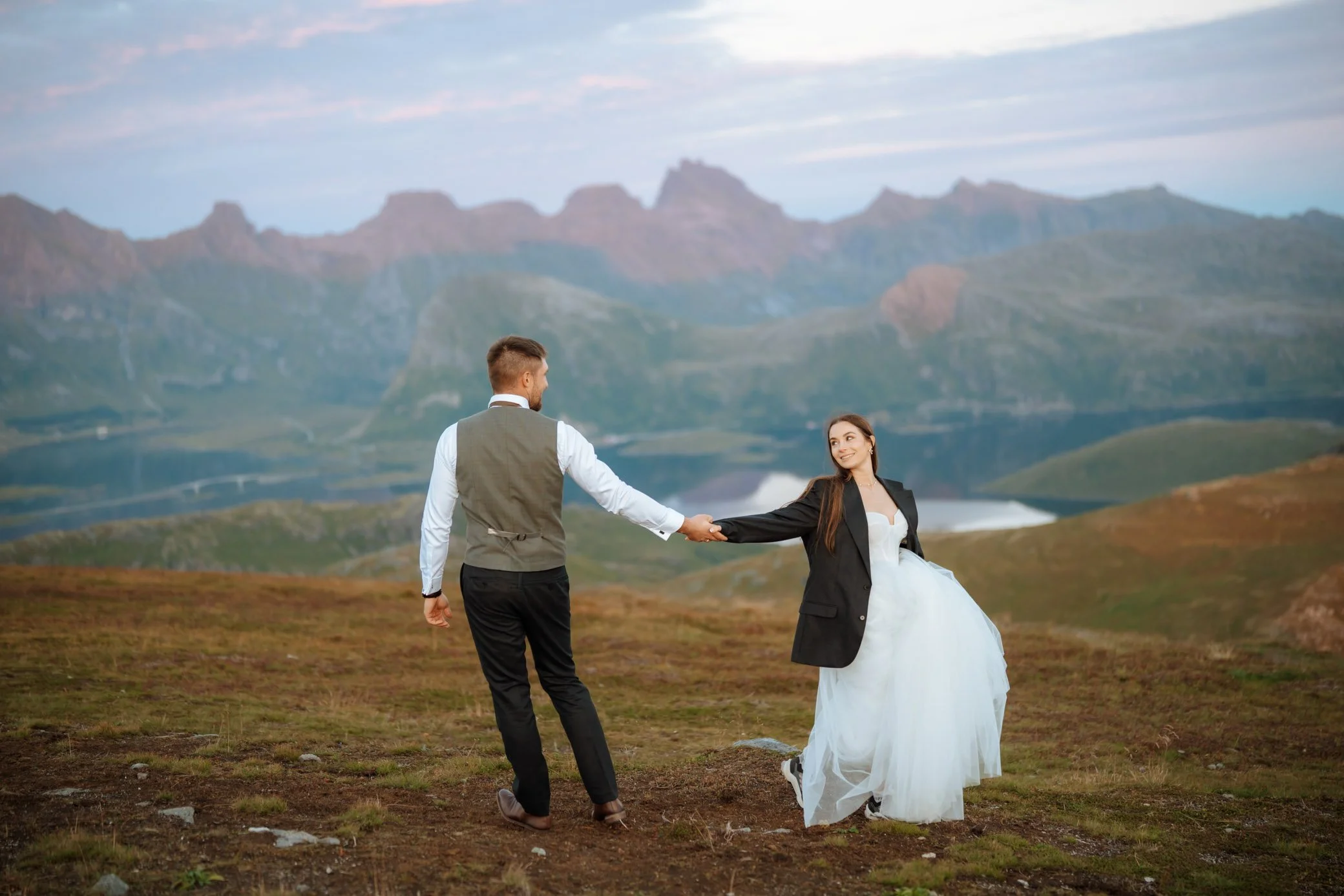 Late light in Lofoten during Midnight Sun