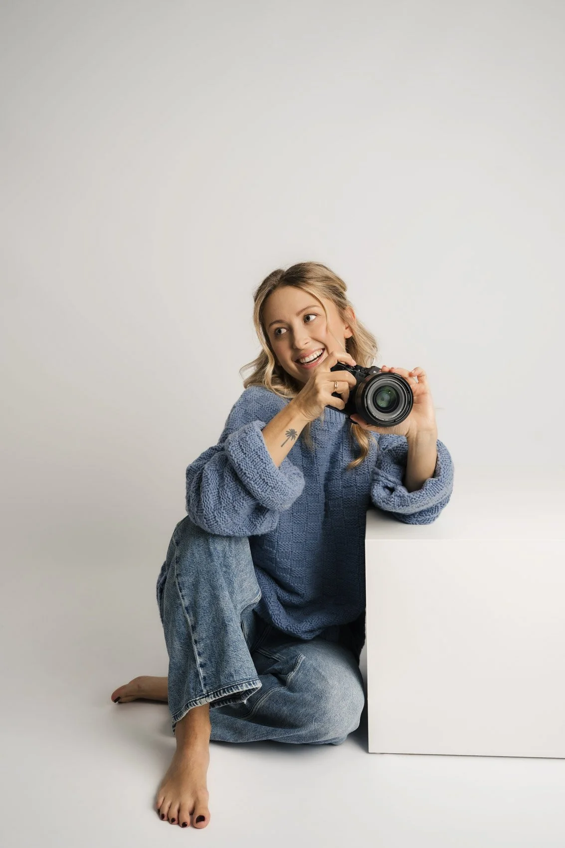 Portrait of Kamila, Lofoten elopement photographer