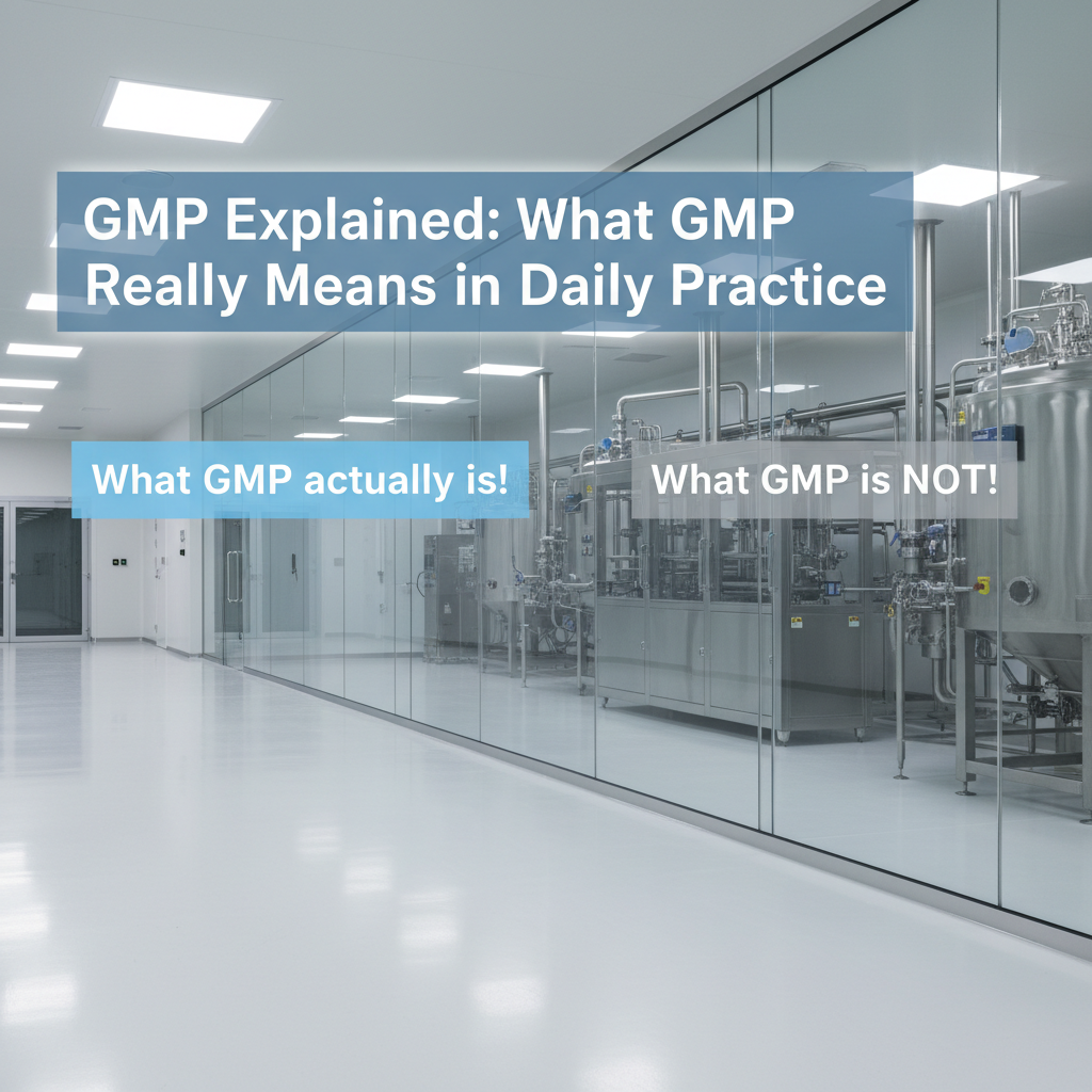 GMP Explained: What GMP Really Means in Daily Practice