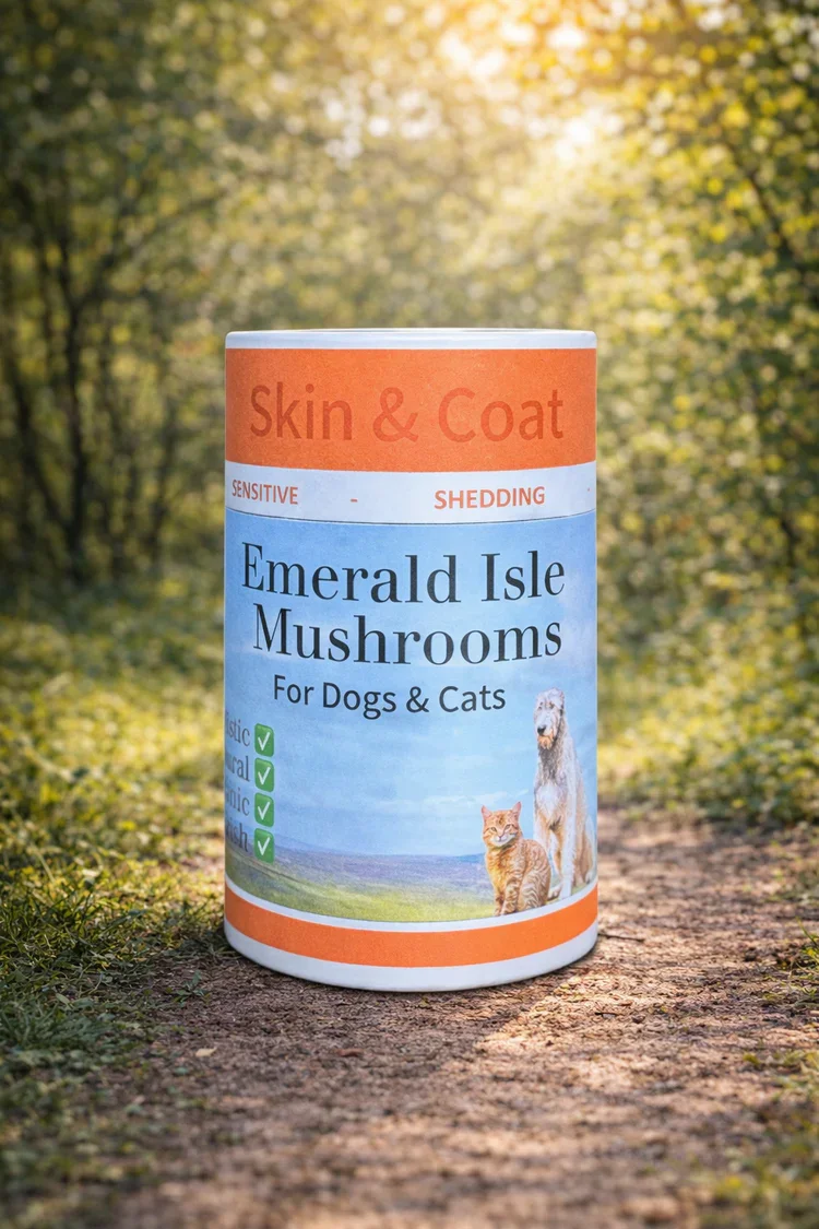 Carnivore Kellys - Emerald Isle Mushrooms for pets - Skin & Coat