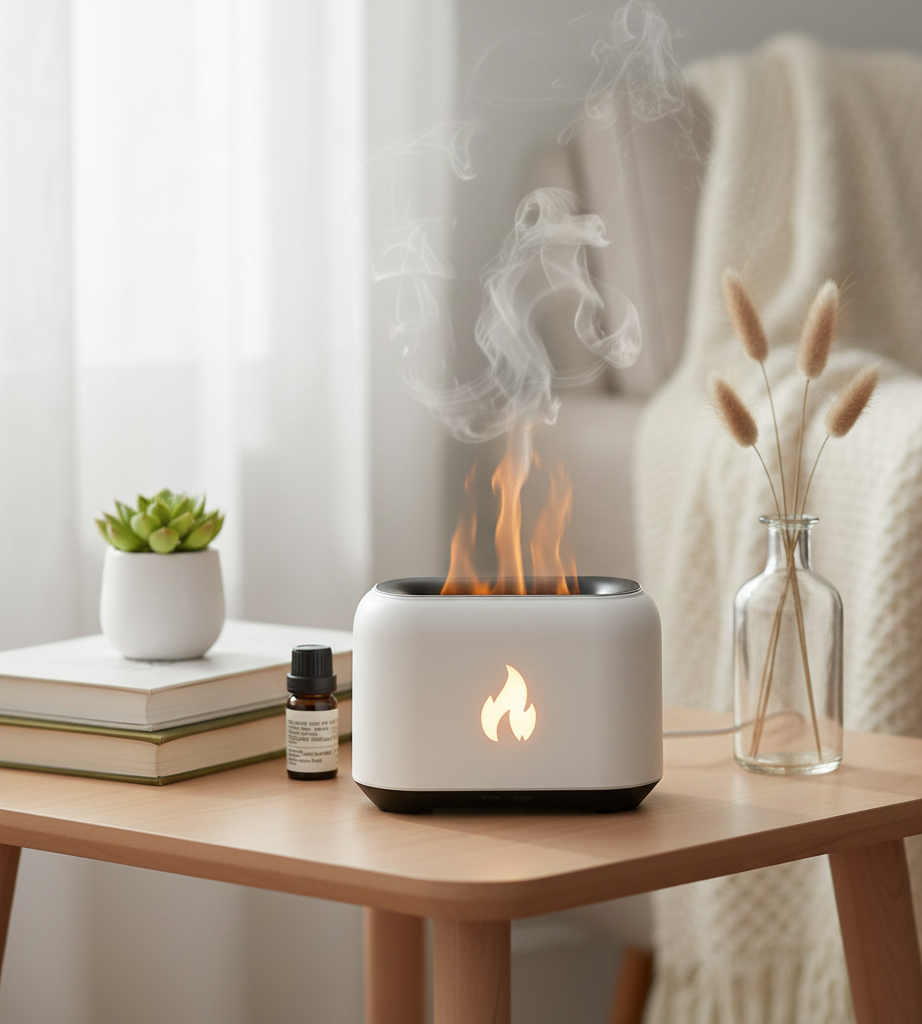 Flame Humidifier - White-.png