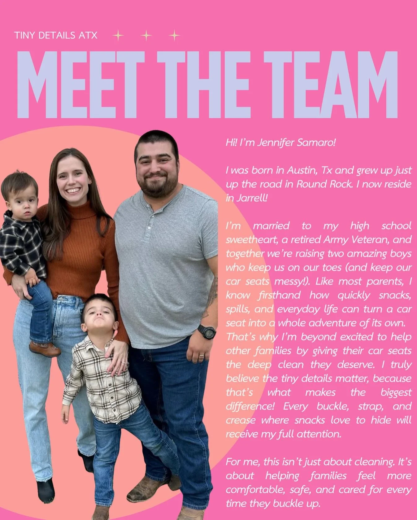 Meet Jennifer - our Williamson County Tiny Details Specialist!