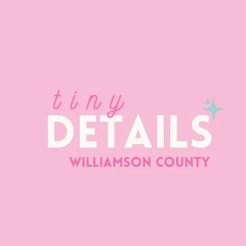 This month we expanded into Williamson County with our new Tiny Details Specialist, @jennisamaro !! We are loving serving the families in Round Rock, Georgetown, Taylor, Jarrell, Hutto, Liberty Hill and more 🎀 If you know a mama who could use a brea