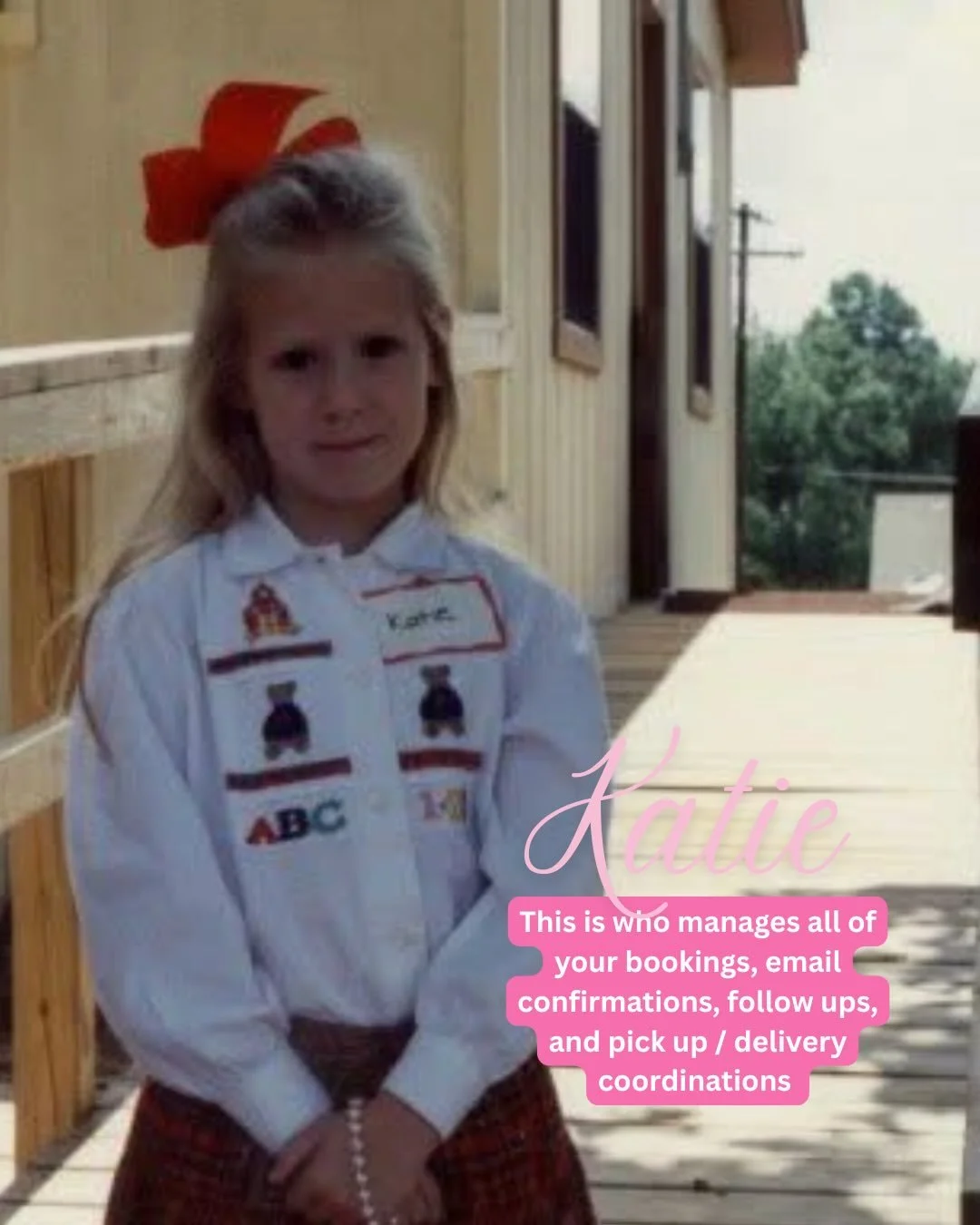 Just a couple of kids who grew up, got married, and created a whole life together - including running our small business Tiny Details!