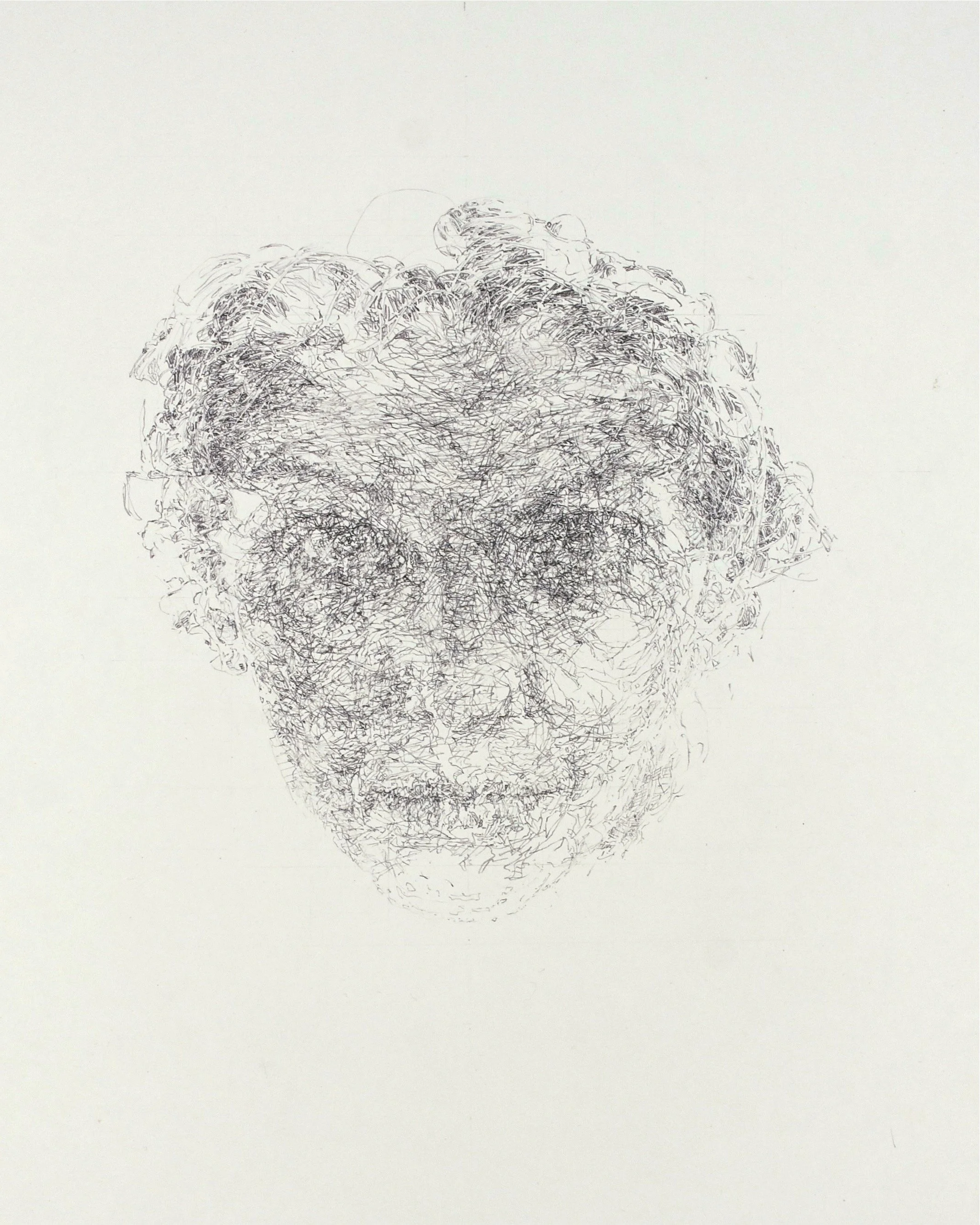 Concentration 1 of 8,  1999  graphite pencil on paper 50 x 38cm