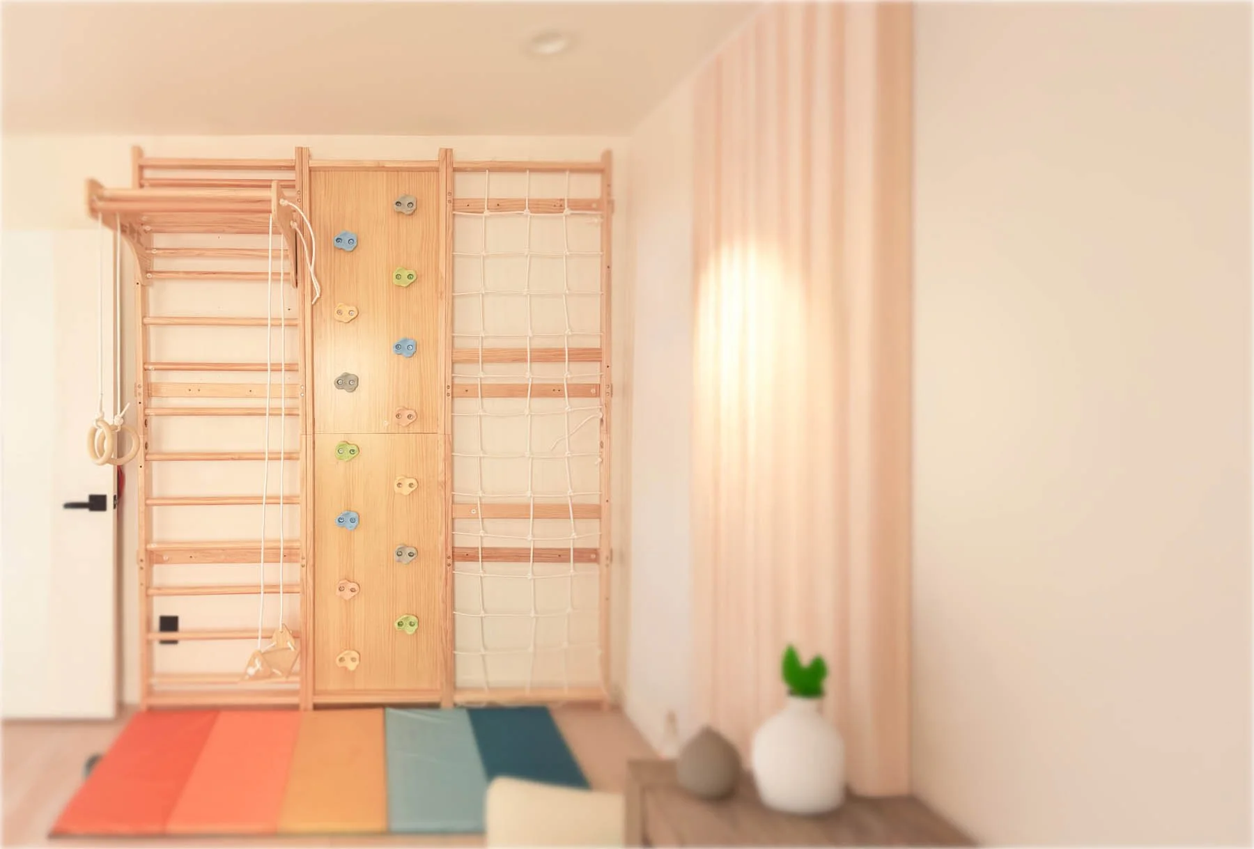 Avenlur | 9-in-1 Swedish Ladder Wall Gym Set