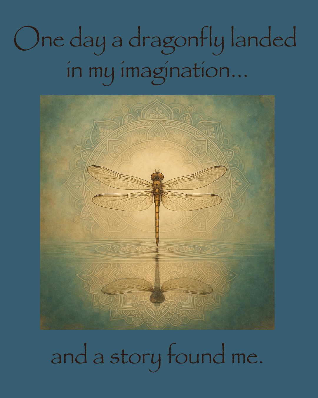 One day, a dragonfly landed in my imagination… and a story found me.