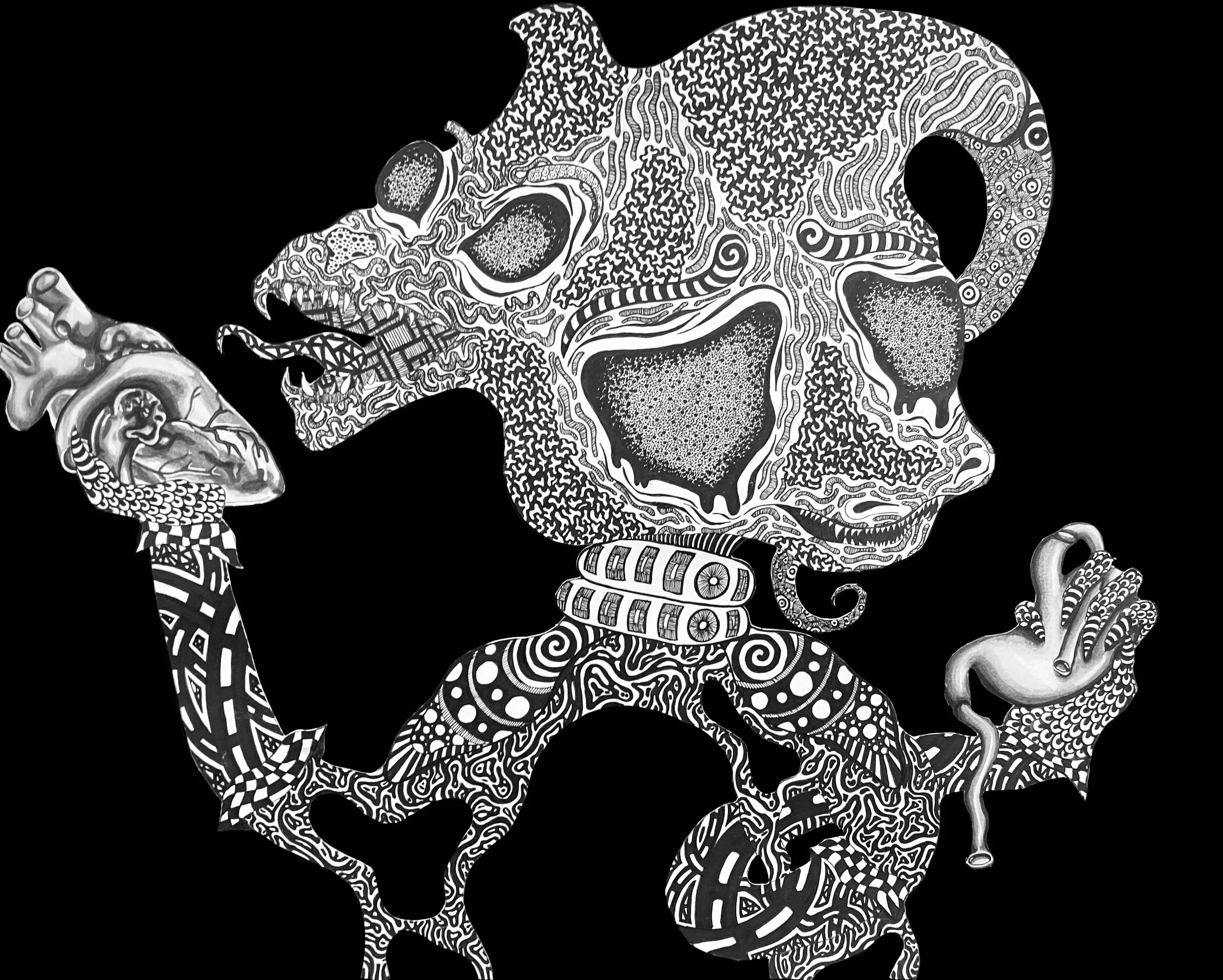 Starving and Scared
Personification of my Eating Disorder