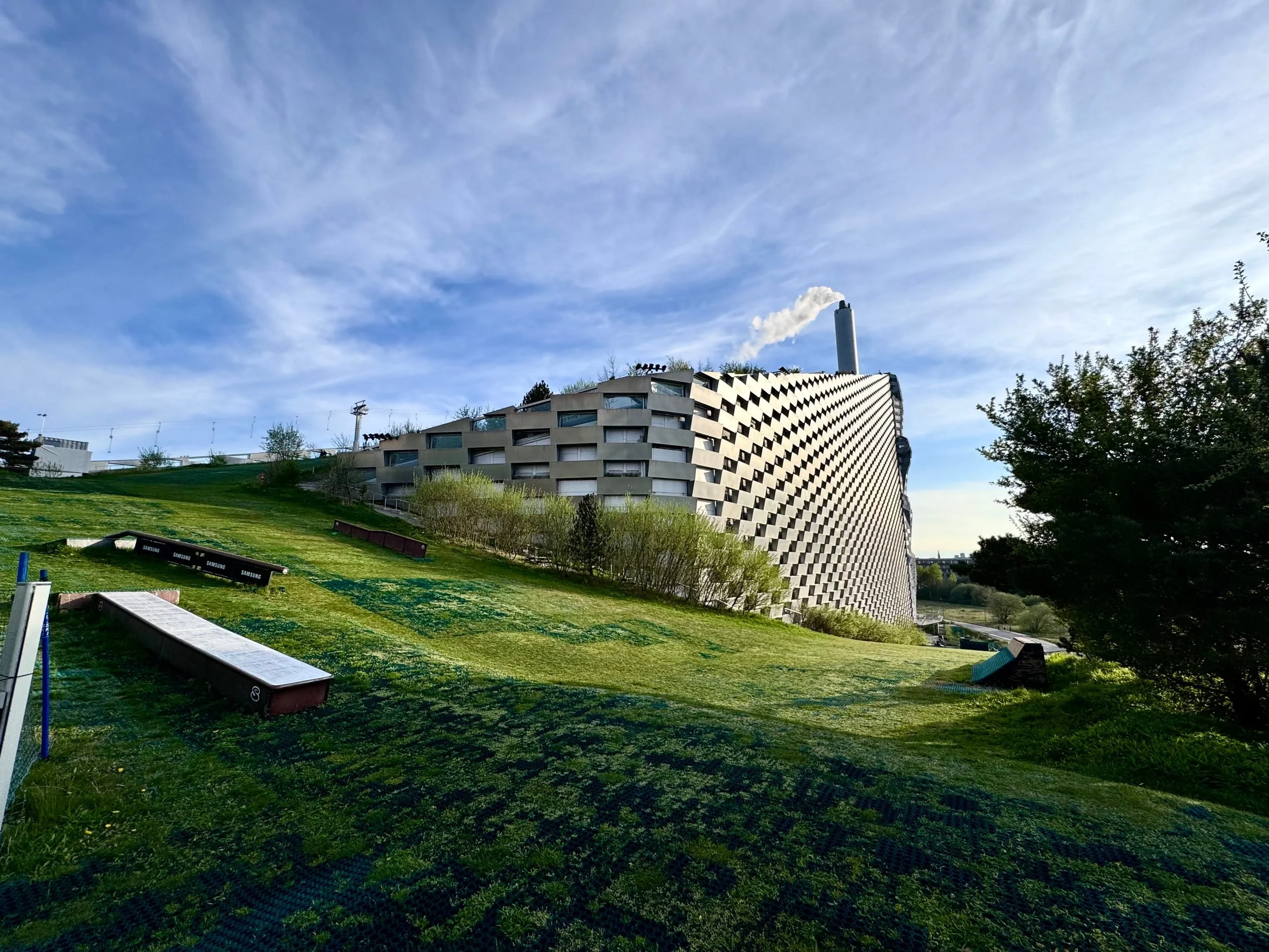 CopenHill, Copenhagen's power plant with a ski slope on its roof.