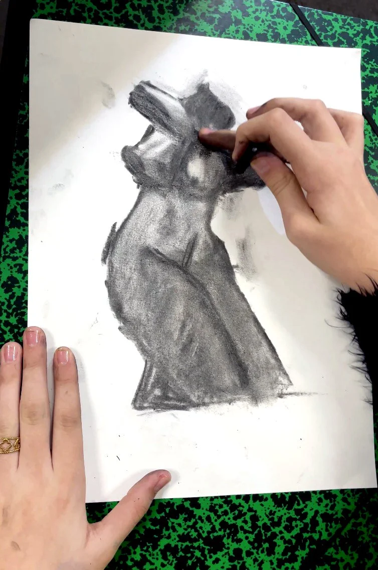 dessin fusain cours dessin