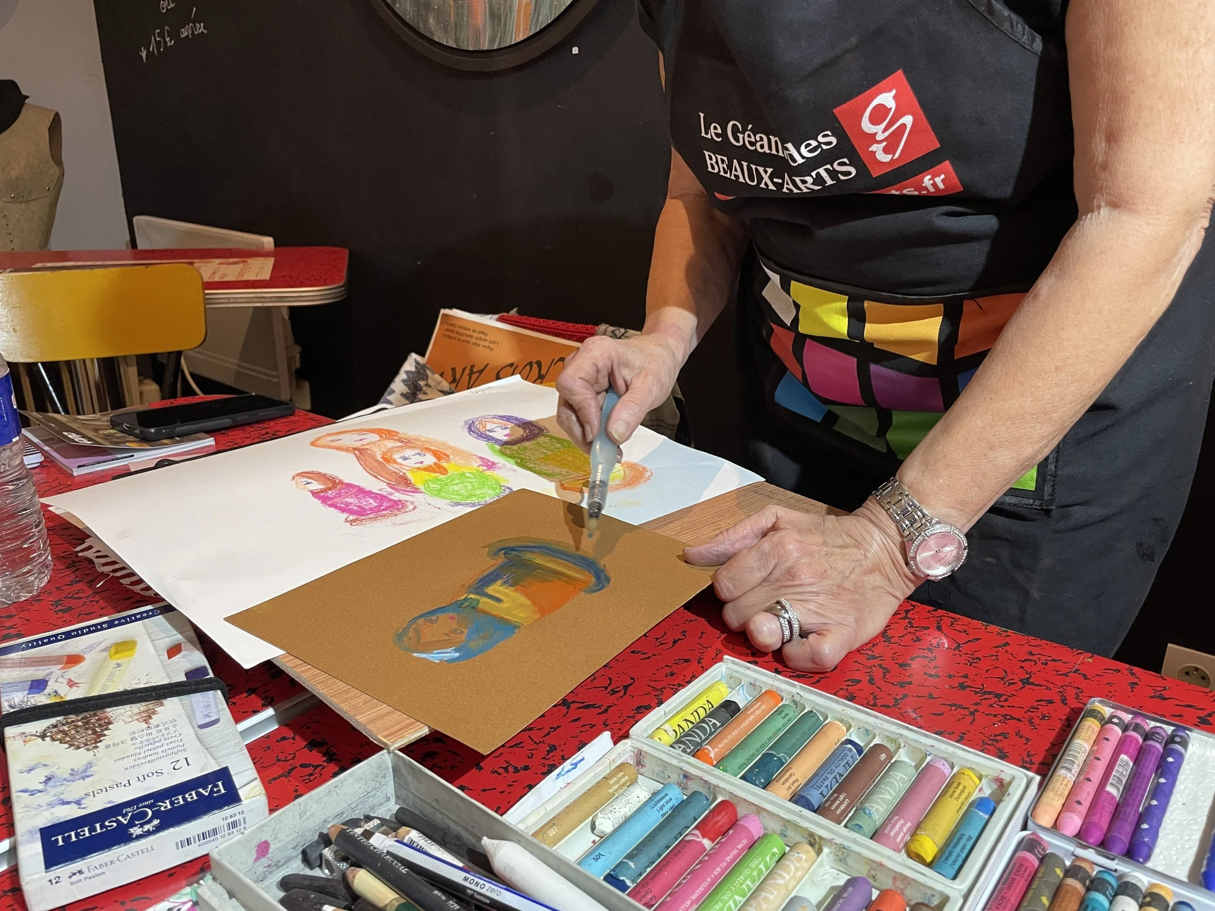 Cours de dessin et peinture carnet libre