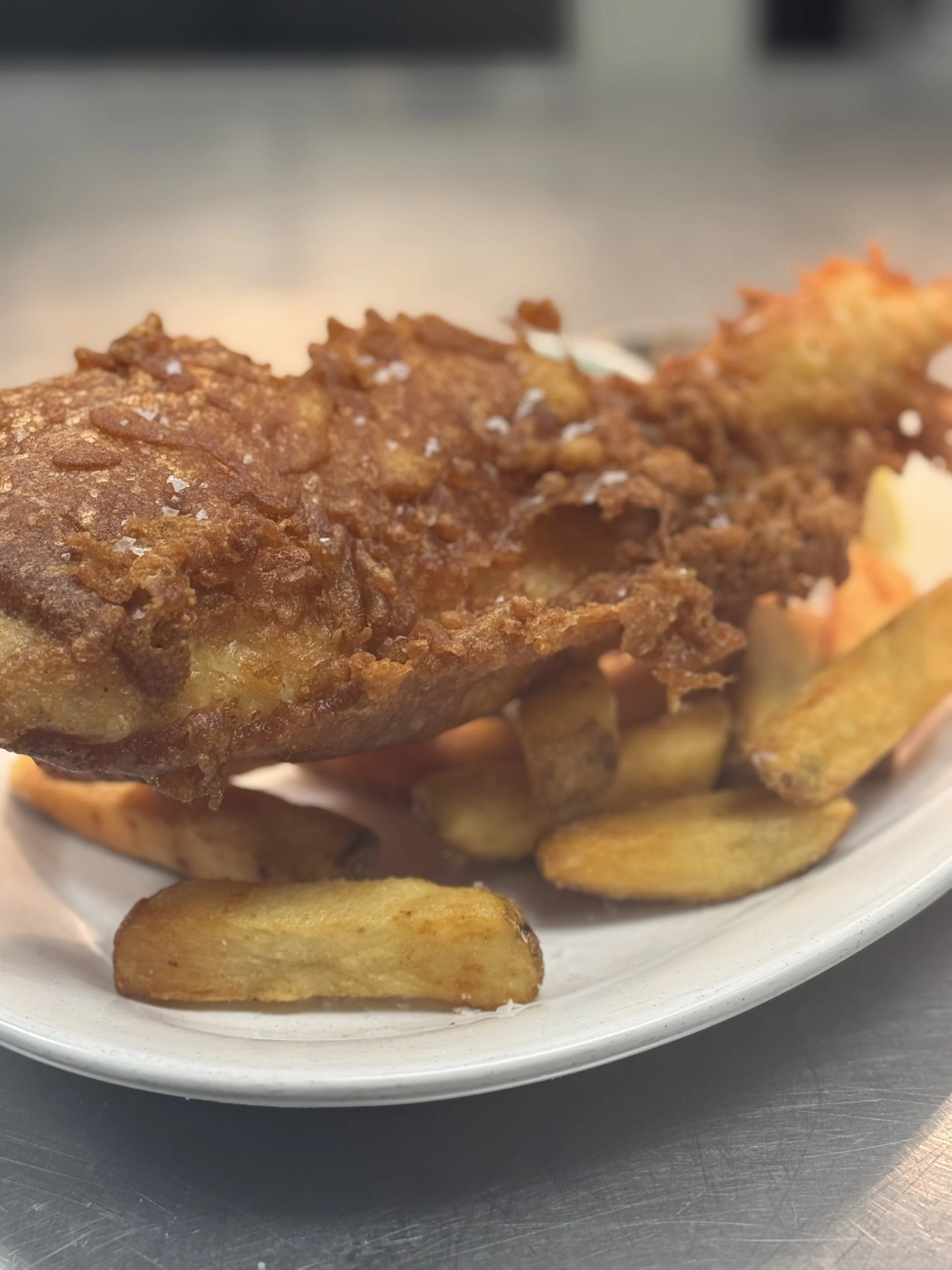 Beer Battered Fish and Triple Cooked Chips