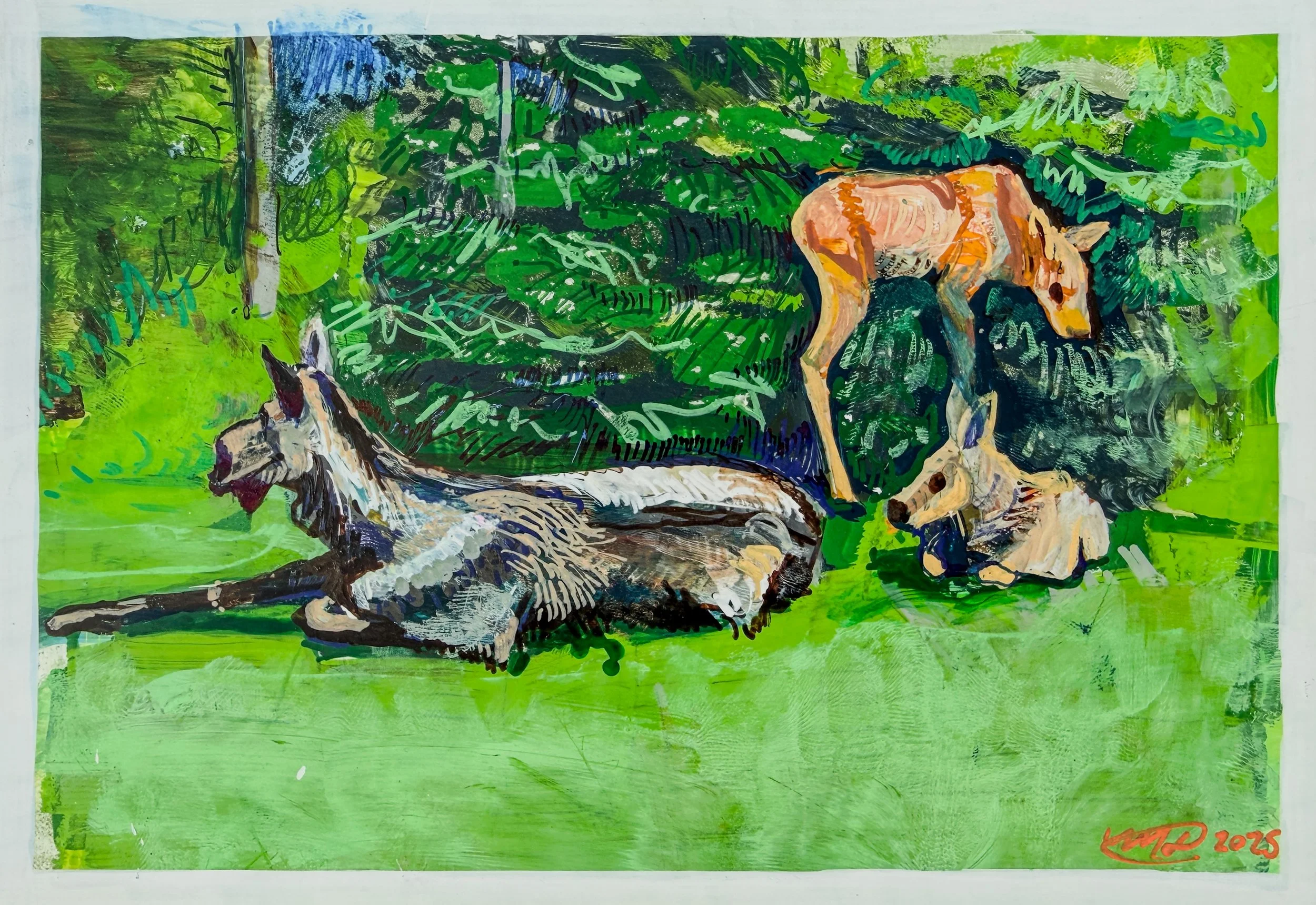 "Moose Mom" 4"x 6" Print
