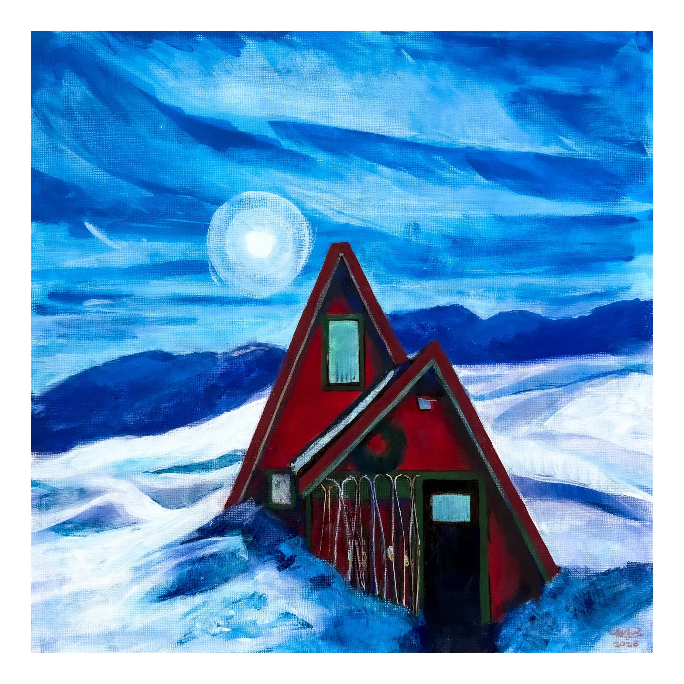 "Hap's Cabin" 10"x10" Print