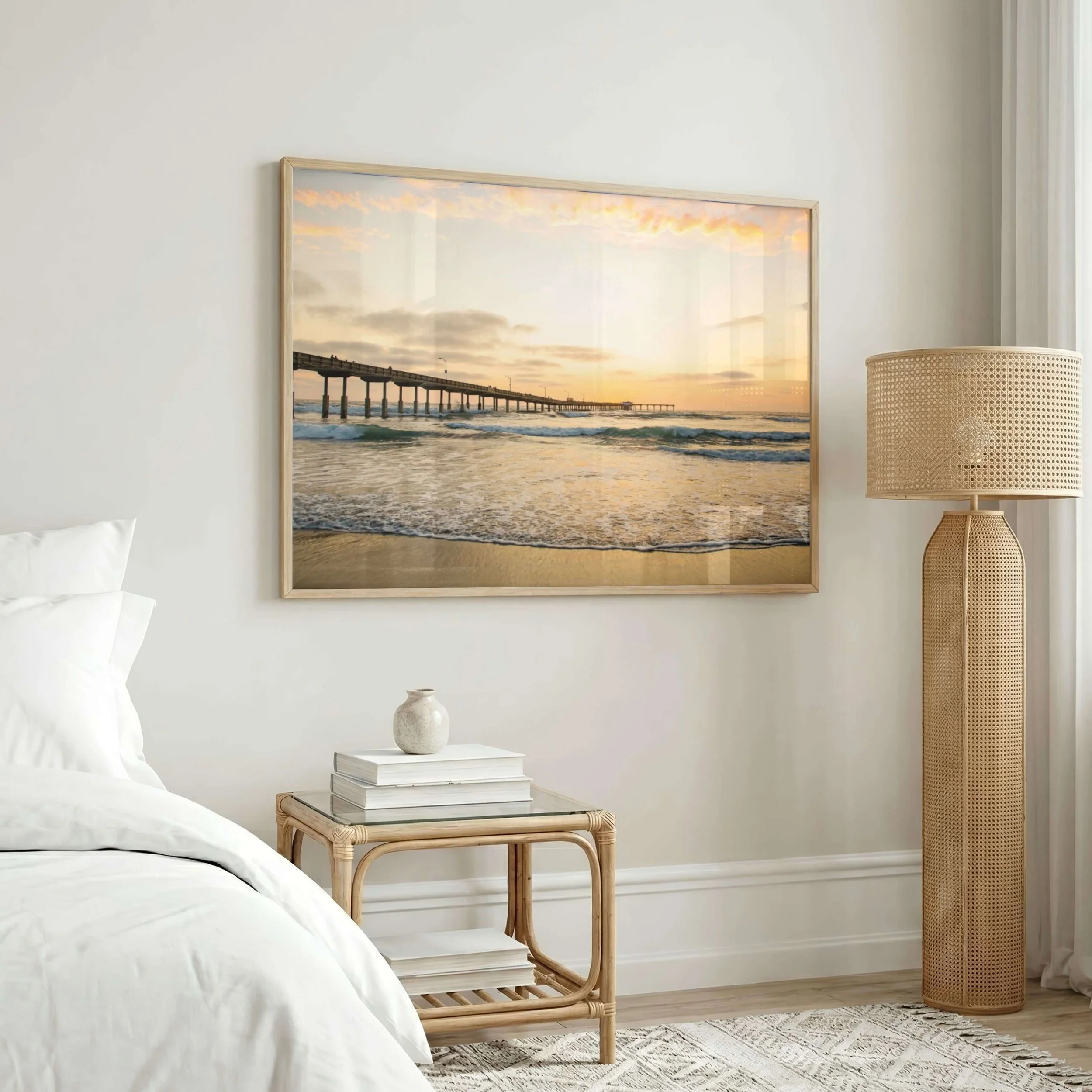 Ocean Beach Pier at Sunset | San Diego Fine Art Print | Coastal Wall Art