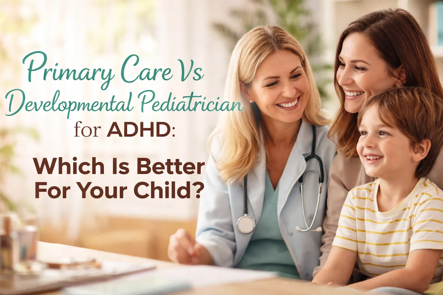 Primary Care Vs Developmental Pediatrician for ADHD: Which Is Better For Your Child?