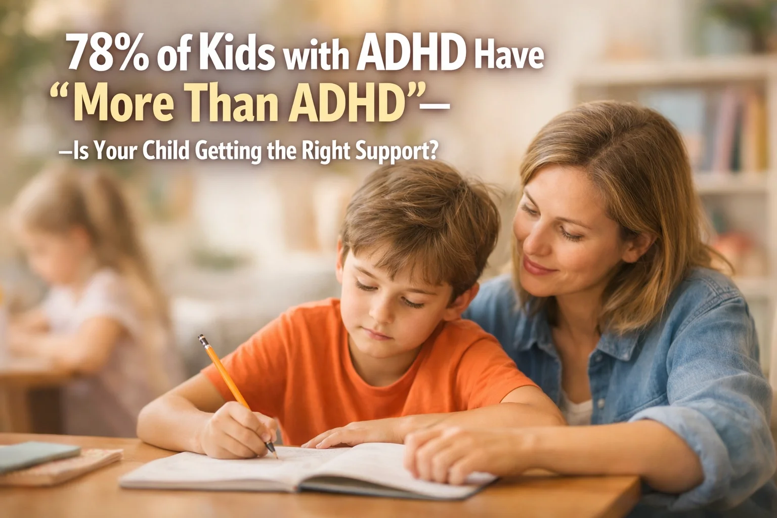 78% of Kids with ADHD Have “More Than ADHD