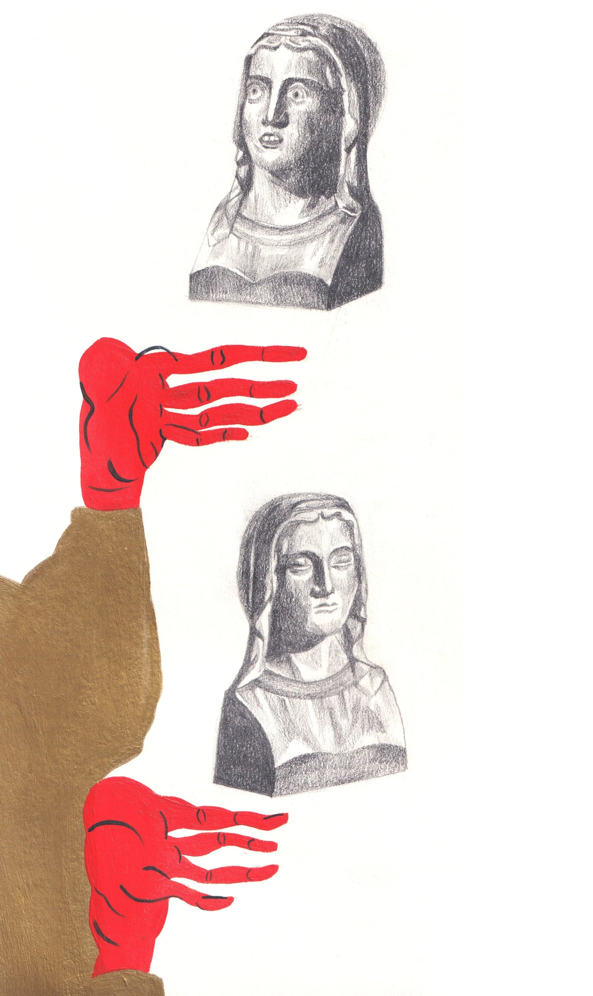 "Seeing/Knowing"

42cm x 15cm, Acrylic & Pencil, 2018