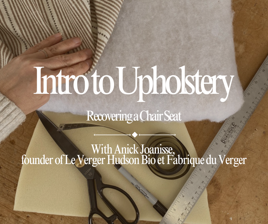 Intro to Upholstery 