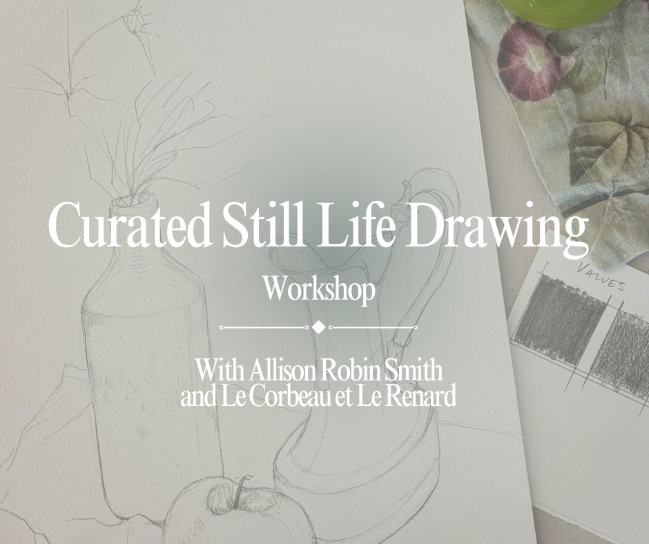 Curated Still Life Drawing 