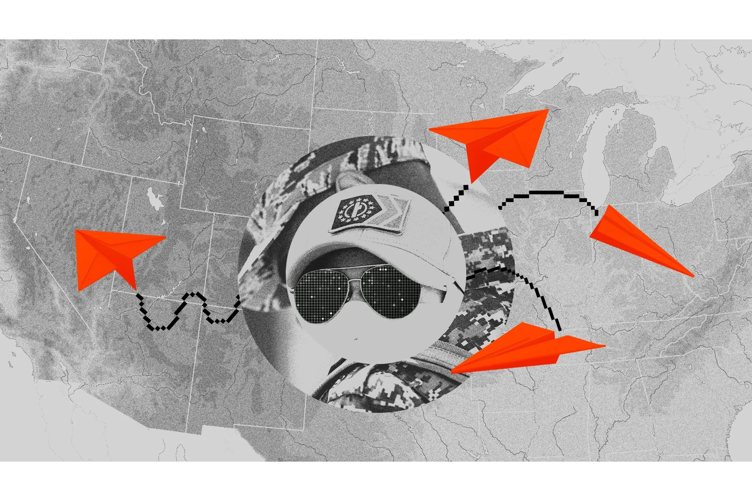  Illustration for investigative editorial.  Studio/Client: Southern Poverty Law Center—  View more on Behance  ; Role: Illustration and Art Direction