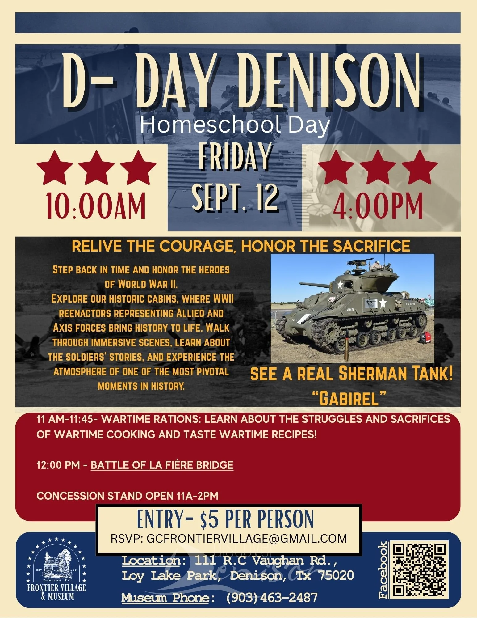 D-Day Denison Homeschool Day