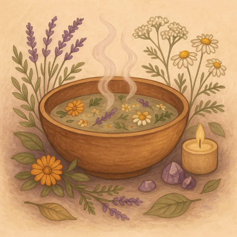 Soothing Herbal Sitz Baths for Postpartum Healing