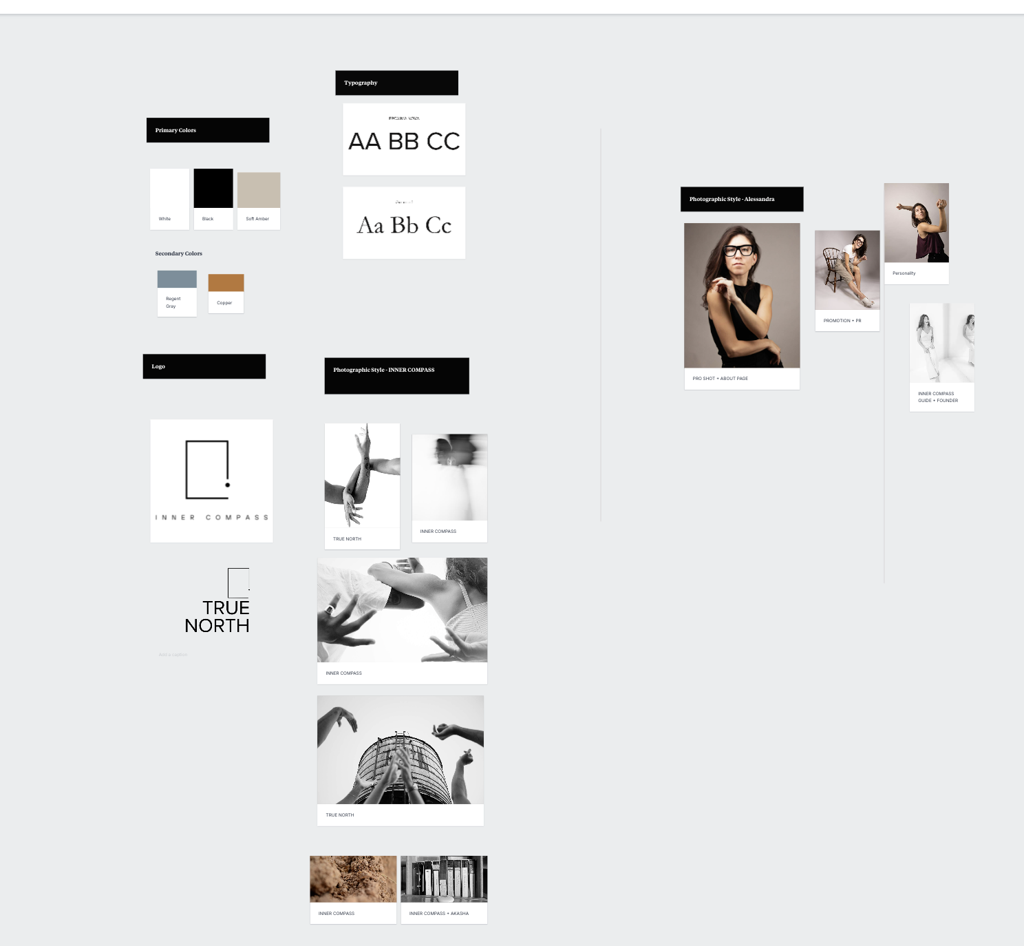 AFTER: A cohesive visual system where each image supports a distinct part of the brand.