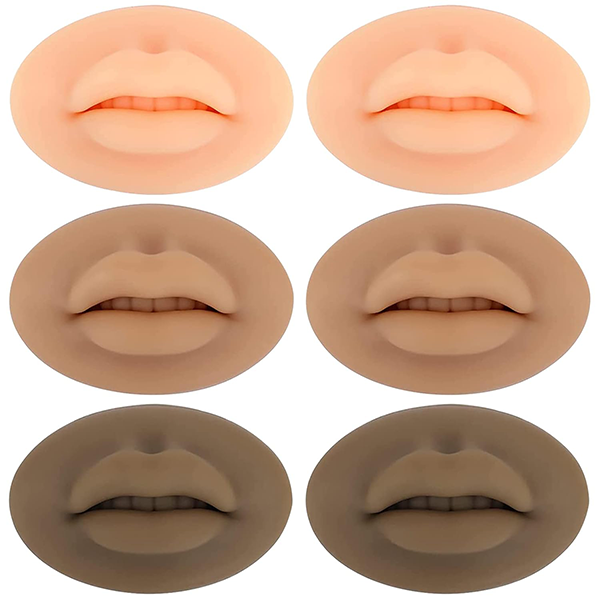 3D Silicone Lip Models (Multiple Skin Tones)