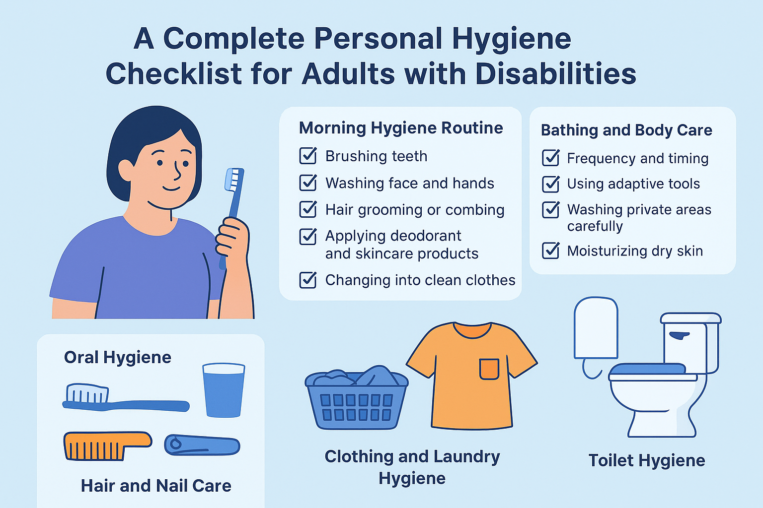 A Complete Personal Hygiene Checklist for Adults with Disabilities