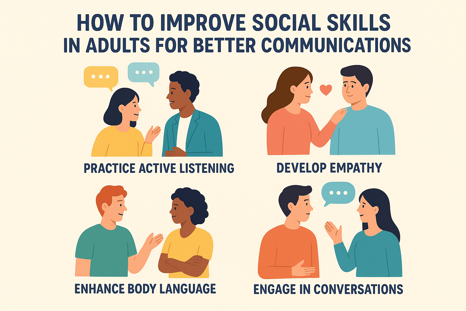How to Improve Social Skills in Adults for Better Communications