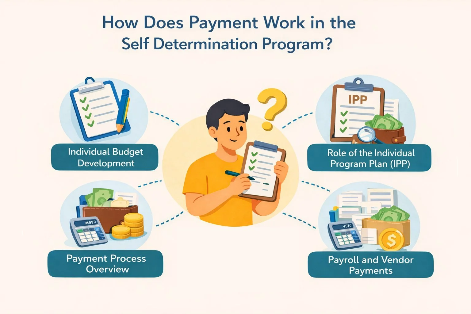 How Does Payment Work in the&nbsp; Self Determination Program?